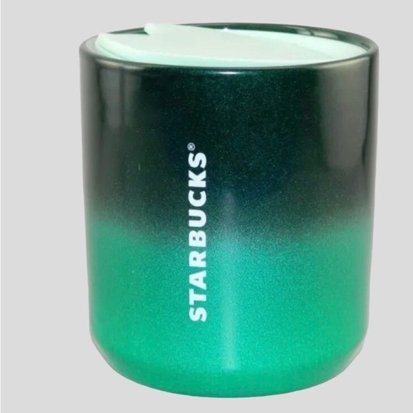 Green Starbucks Tumbler w/ Lid / NWT/ Suitable for Hot Beverages/ 8 Oz. - Picture 1 of 5